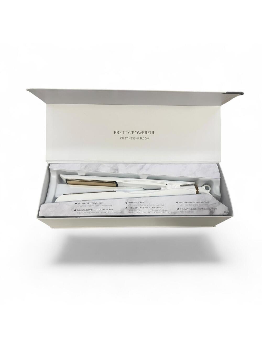 2/$80 Kristin Ess KES0109 Mini Flat Iron 3-in1 Titanium Plates Hair Straightener